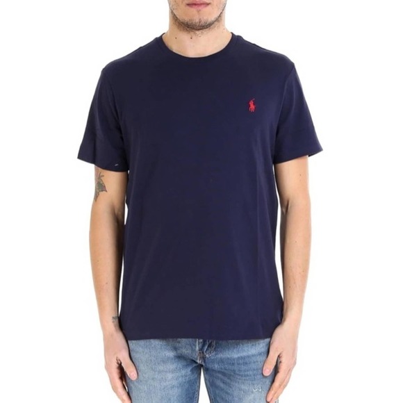 Men’s POLO Ralph Lauren Logo Embroidered Crewneck T-Shirt - Picture 5 of 14